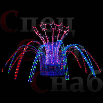 Благоустройство улицы фонтан F1