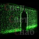 Световой Занавес "Дождь" Зеленый мигающий 1,5 х 1 м