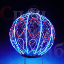 Уличная фигура елочный шар "Новогодняя Волна" 2.4м